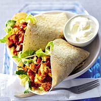 Recepten en zo: Wraps met spitskool en kalkoen