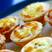 Recept van Miniquiche met gerookte zalm op Receptenenzo