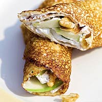 Recept van Hollandse wrap met geitenkaas op Receptenenzo