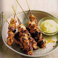 Recept van Yakitori kip spiesjes op Receptenenzo