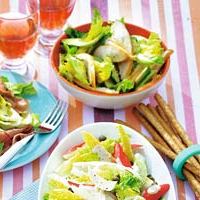 Recept van Caesar salade gerookte kip op Receptenenzo